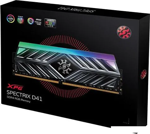 Оперативная память A-Data Spectrix D41 RGB 2x8GB DDR4 PC4-25600 AX4U32008G16A-DT41