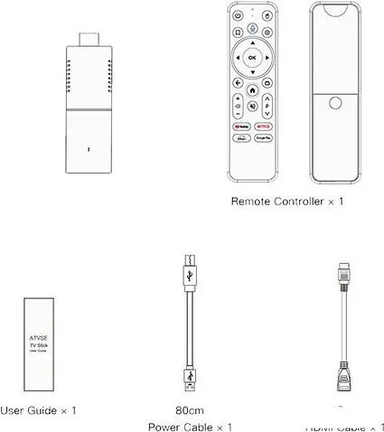 Смарт-приставка Miru N5 Nova Stick 2ГБ/16ГБ