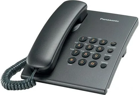 Проводной телефон Panasonic KX-TS2350RUB (черный)