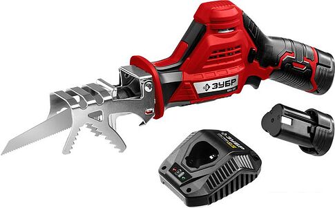 Сабельная пила Зубр Мастер СПЛ-125-22 (с 2-мя АКБ)