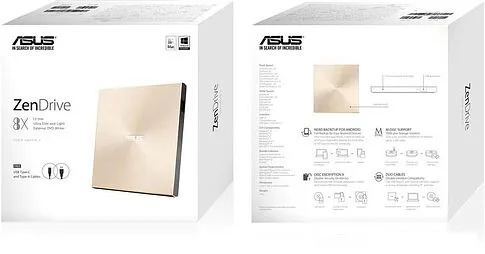DVD привод ASUS ZenDrive U9M (золотистый)