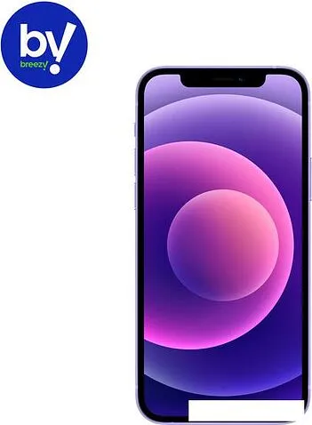 Смартфон Apple iPhone 12 64GB Восстановленный by Breezy, грейд B (фиолетовый)