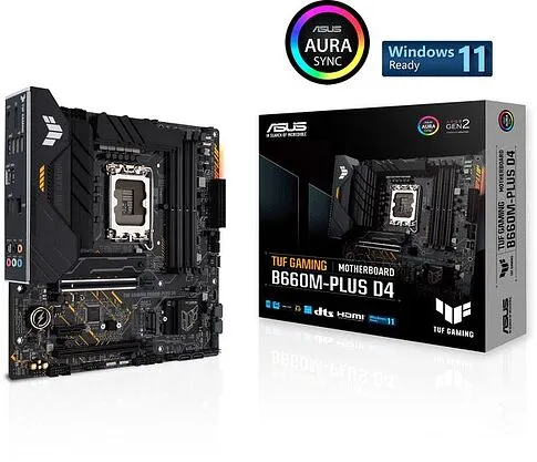 Материнская плата ASUS TUF Gaming B660M-Plus D4