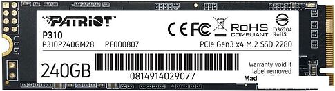 SSD Patriot P310 240GB P310P240GM28