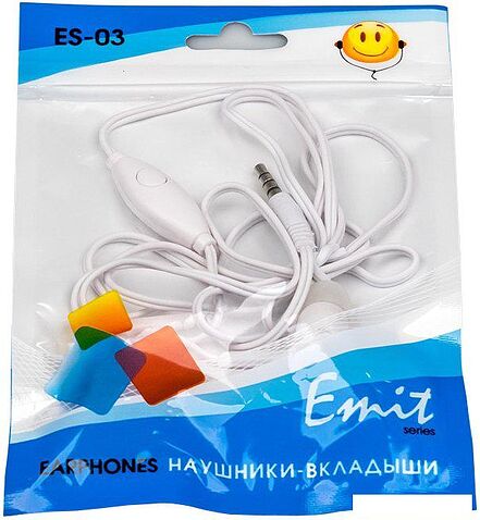 Наушники с микрофоном Dialog ES-03 (белый)