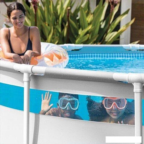 Каркасный бассейн Intex Prism Frame Clearview 26722 (427х107)