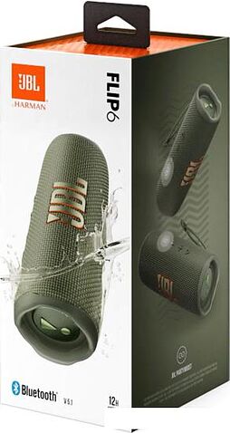 Беспроводная колонка JBL Flip 6 (зеленый)