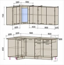 Готовая кухня Интерлиния Мила 12x18 (белый платинум/бетон портленд/белый гранит) Готовая кухня Интерлиния Мила 12x18 (белый платинум/бетон портленд/белый гранит)