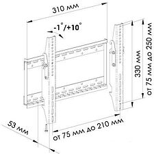 Кронштейн Trone LPS 30-50 Кронштейн Trone LPS 30-50