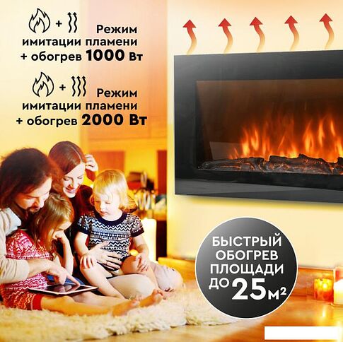 Электрокамин Planta PFP-WM090 Slim