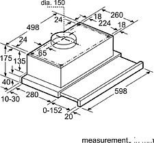 Кухонная вытяжка Bosch Serie 2 DFT63CA20Q