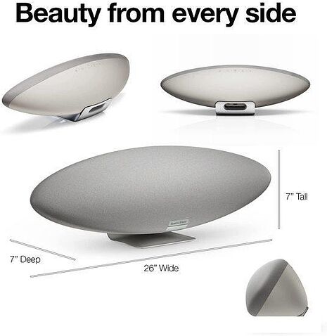 Беспроводная аудиосистема Bowers & Wilkins Zeppelin 2021 (серый)
