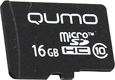 Карта памяти QUMO microSDHC QM16GMICSDHC10NA 16GB Карта памяти QUMO microSDHC QM16GMICSDHC10NA 16GB