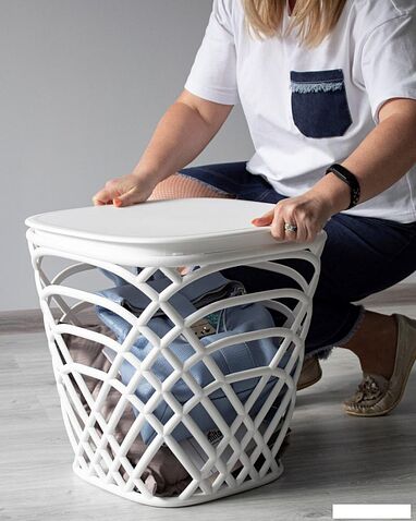 Журнальный столик Sheffilton SHT-CT83 (белый)