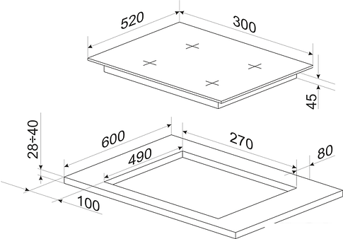 Варочная панель Hansa BHKS330300