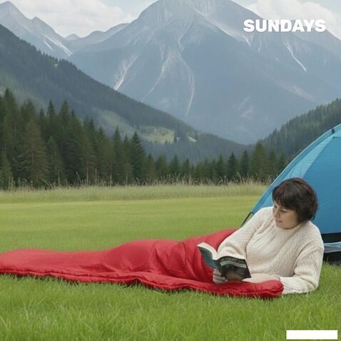 Спальный мешок Sundays ZC-SB001 (2шт, красный)