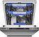Встраиваемая посудомоечная машина Meferi MDW4573 Comfort