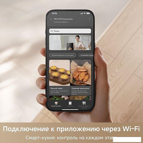 Аэрогриль (аэрофритюрница) Trouver Air Fryer FD10 Pro Max (черный)