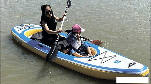 Байдарка GUETIO GT380KAY Inflatable Double Seat Adventuring Kayak