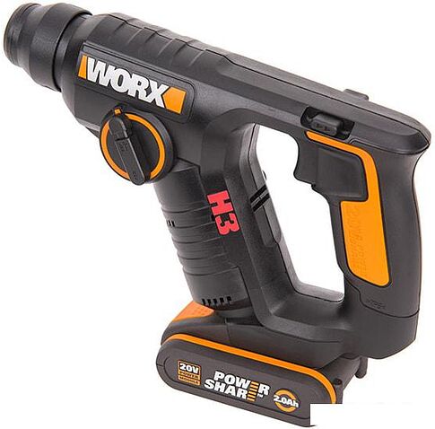 Перфоратор Worx WX394.3 (с 1-м АКБ, кейс)