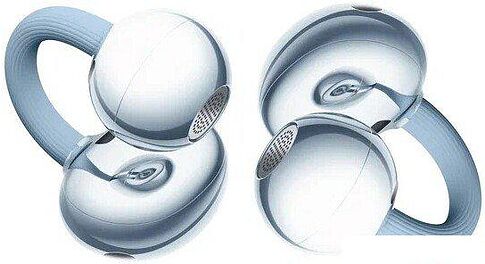 Наушники Huawei FreeClip 2 (голубой, международная версия)