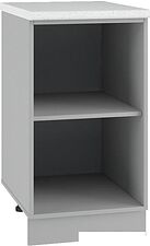 Шкаф напольный ДСВ Тренто С 450 правый (серый/белый)