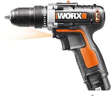 Дрель-шуруповерт Worx WX128.3 (с 2-мя АКБ, кейс)