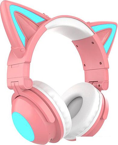 Наушники QUMO Party Cat Mini (розовый)
