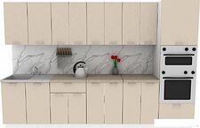 Готовая кухня ЭлиГард Lion 3.2 (персидский жемчуг/малага)