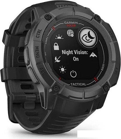 Умные часы Garmin Instinct 2x Solar Tactical Edition (черный)