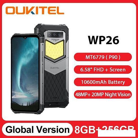 Смартфон Oukitel WP26 (черный)