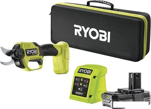 Секатор Ryobi RY18SCXA-120T (с 1-им АКБ 2 Ач, сумка)