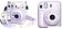 Фотоаппарат Fujifilm Instax Mini 12 (фиолетовый) + пурпурный чехол Sundays с ремнем