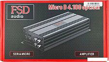 Автомобильный усилитель FSD audio Micro 4.100