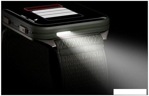 Умные часы Garmin Venu X1 (титановый/зеленый)