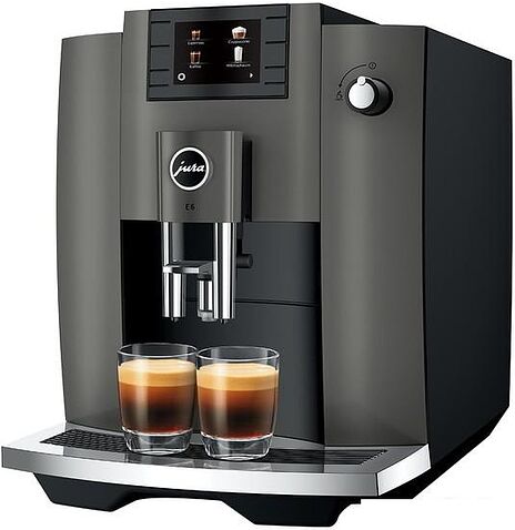 Эспрессо кофемашина JURA E6 Dark Inox 15439