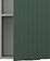 Шкаф навесной Arvento Корнелия Анта-плюс ВШ40 (зеленый софт)