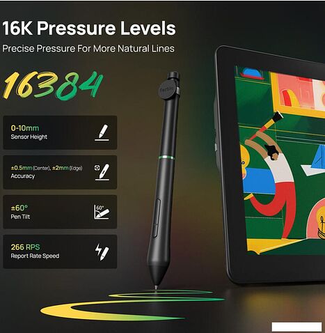 Графический монитор Parblo Coast 16 Pro Gen2 (черный)