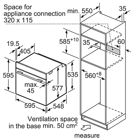 Электрический духовой шкаф Bosch HMG6764B1