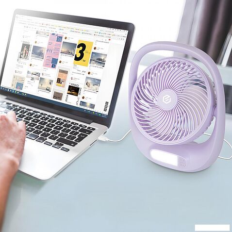 Вентилятор Evolution AirLeaf AL-101 (фиолетовый)