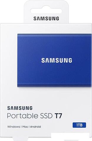 Внешний накопитель Samsung T7 1TB (синий)