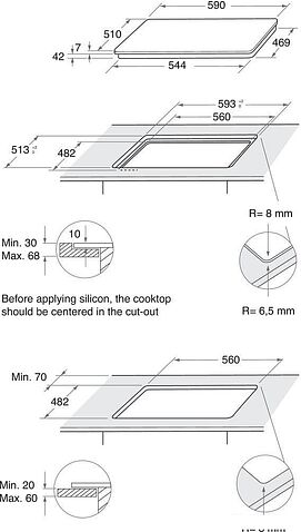 Варочная панель Whirlpool AKT 625 WH