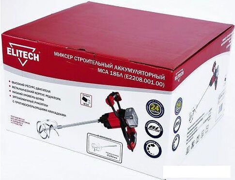 Дрель-миксер ELITECH МСА 18БЛ Е2208.001.00 (без АКБ)