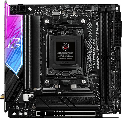 Материнская плата ASRock B850I Lightning WiFi Phantom Gaming