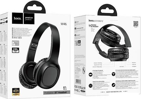 Наушники Hoco W46 (черный)