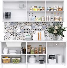 Готовая кухня Горизонт Point 200 (белый/дуб золотой/бетон)