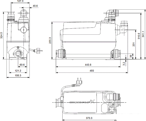 Насос Grundfos Sololift2 C-3