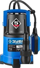 Дренажный насос Зубр НПЧ-Т3-750