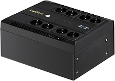 Источник бесперебойного питания ExeGate NEO NNB-650.LED.AVR.8SH.CH EX295011RUS