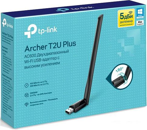 Wi-Fi адаптер TP-Link Archer T2U Plus